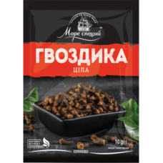 Гвоздика ціла 10 г/ 25 шт.ящ.ТМ "Море Спецій"